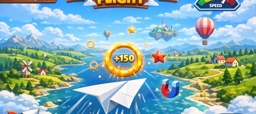 Paper Plane Flight : jeu d’arcade mobile pour passer le temps