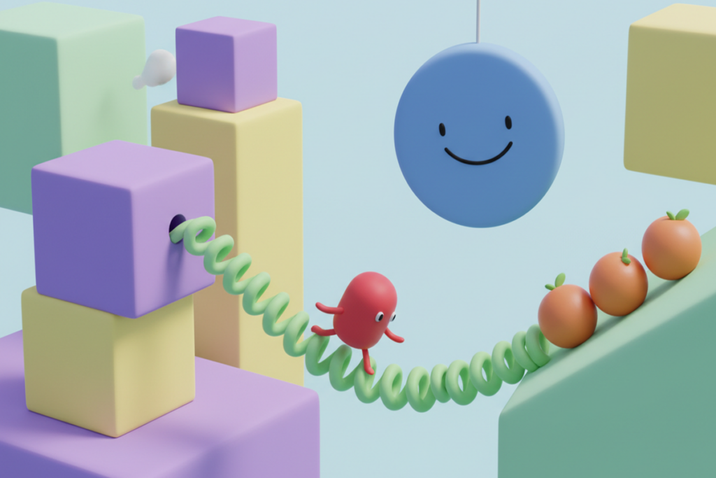 Gameplay d’un jeu comme Pikuniku