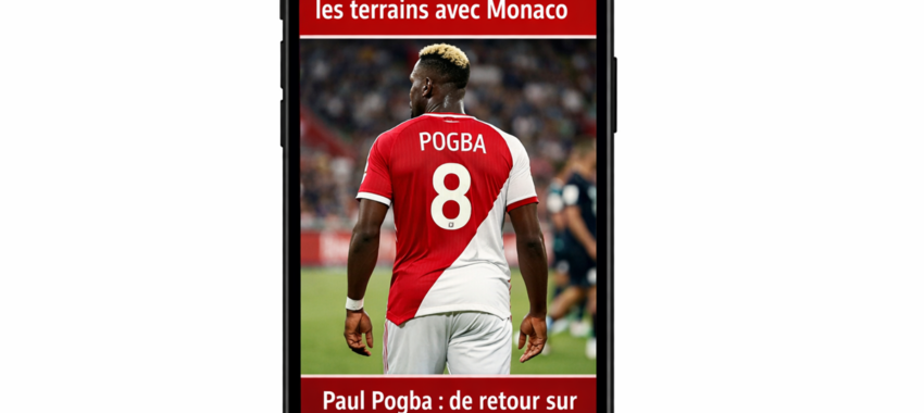 Paul Pogba : de retour sur les terrains avec Monaco