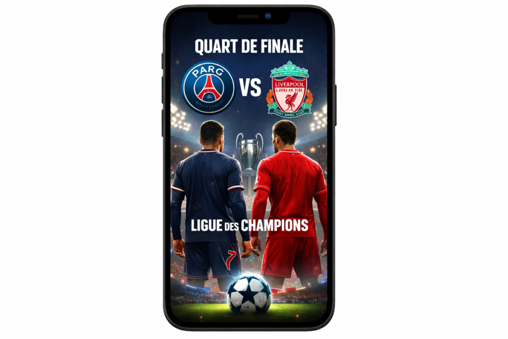 Quart de finale Liverpool-PSG
