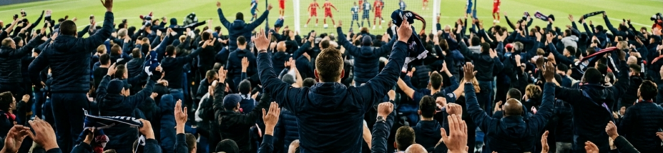 Les supporters du PSG lors d’un match de Ligue des Champions