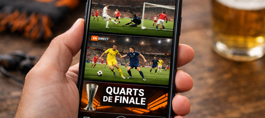 Ligue Europa : quarts de finale aller à suivre sur mobile