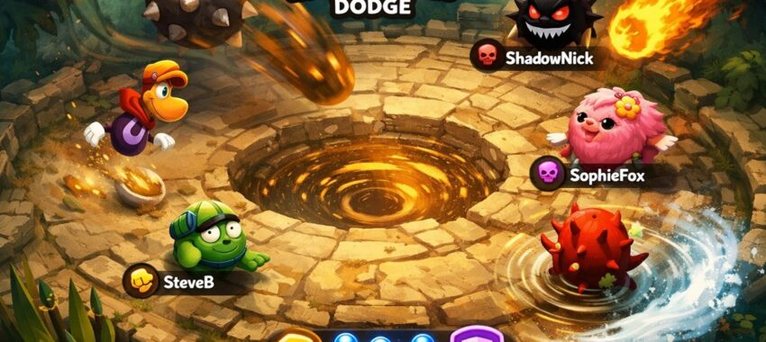 Rayman’s Incrediballs Dodge : Battle Royale multijoueur sur smartphone