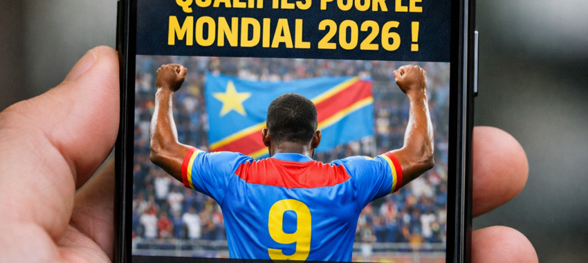 Mondial 2026 : la RDC qualifiée, l’exploit à revivre sur mobile