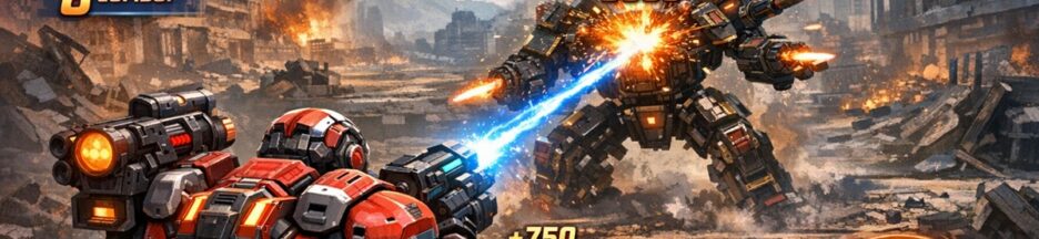 Gameplay d’un jeu mobile comme Robot Fighter: Epic Battles