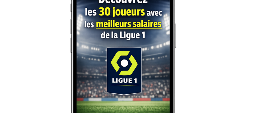 Salaires Ligue 1 2026 : le top 30 à suivre sur mobile