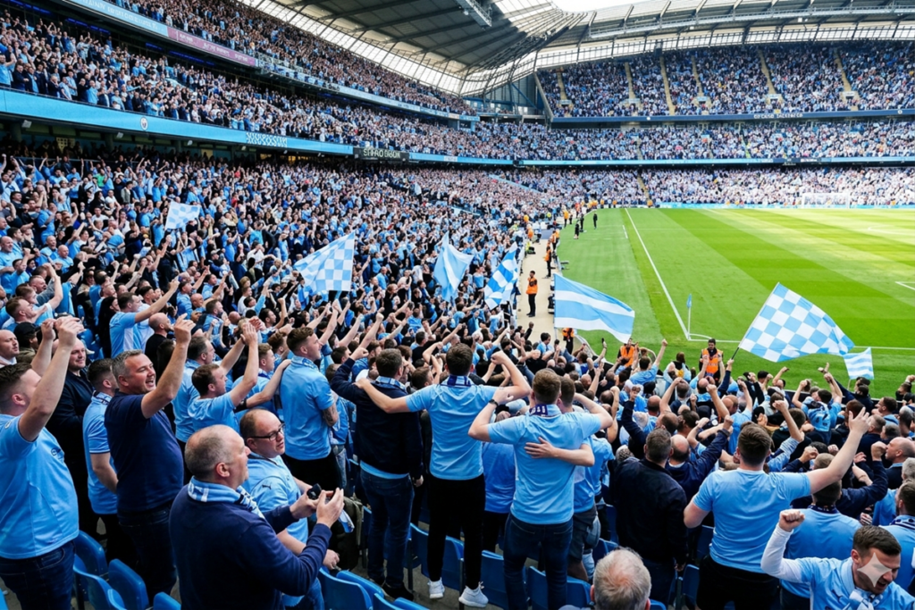 Supporteurs de Manchester city

