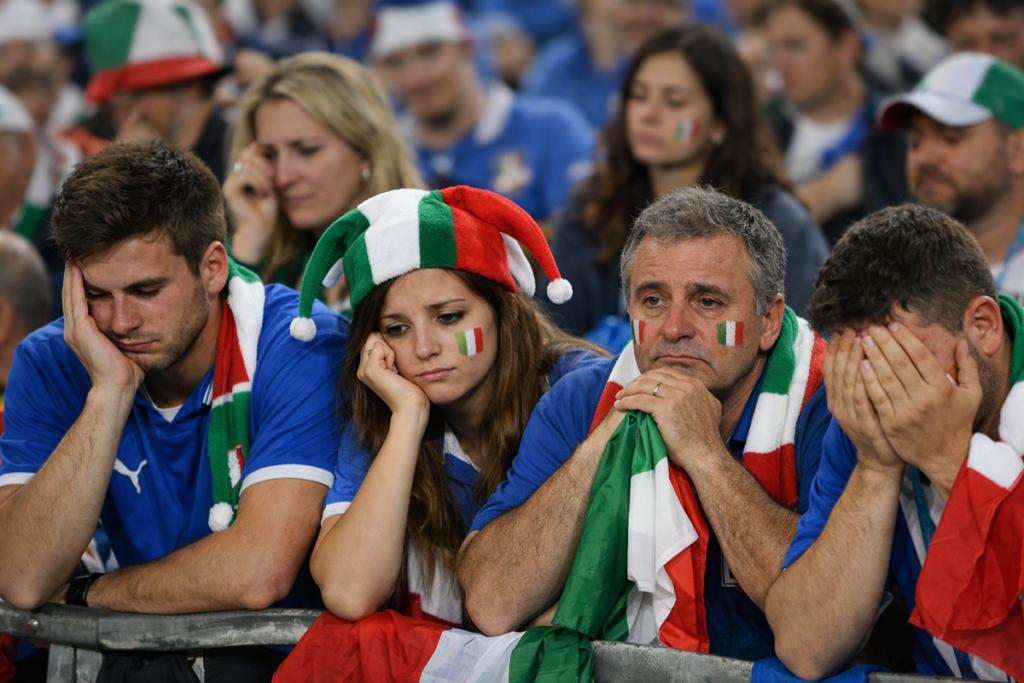 Supporteurs de l’Italie

