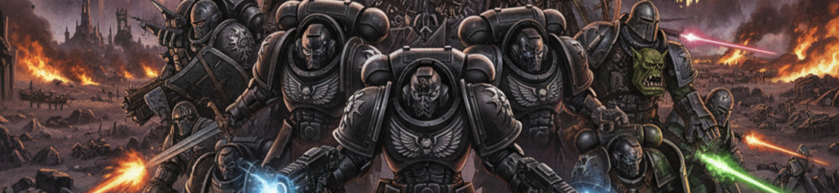 Personnages d’un jeu comme Warhammer 40,000