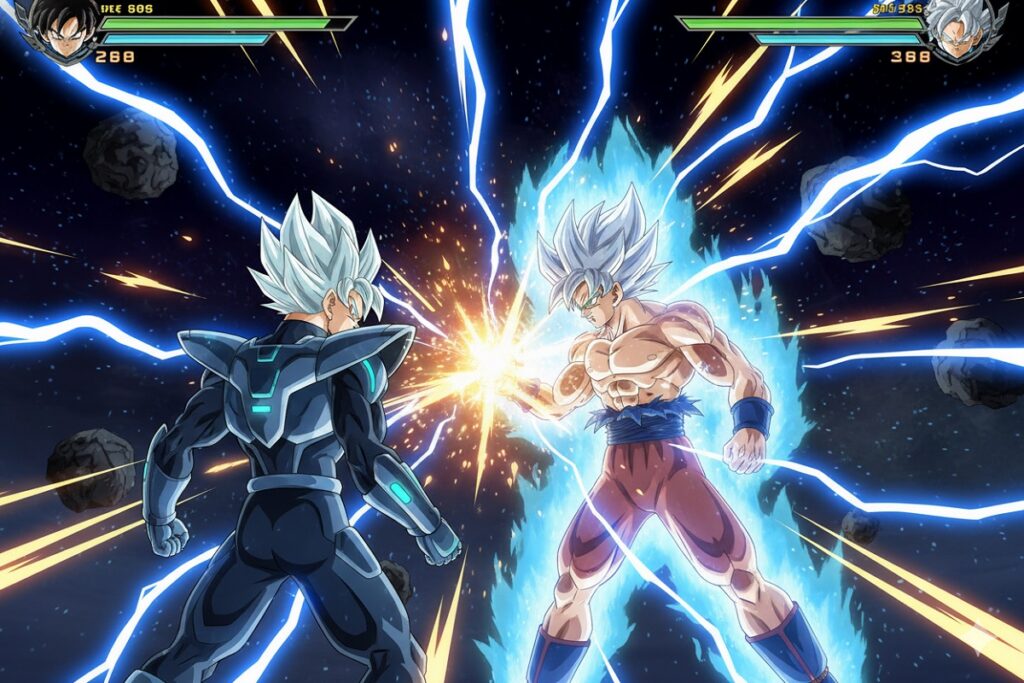 warrior en armure comme dans Dragon Ball Xenoverse 3