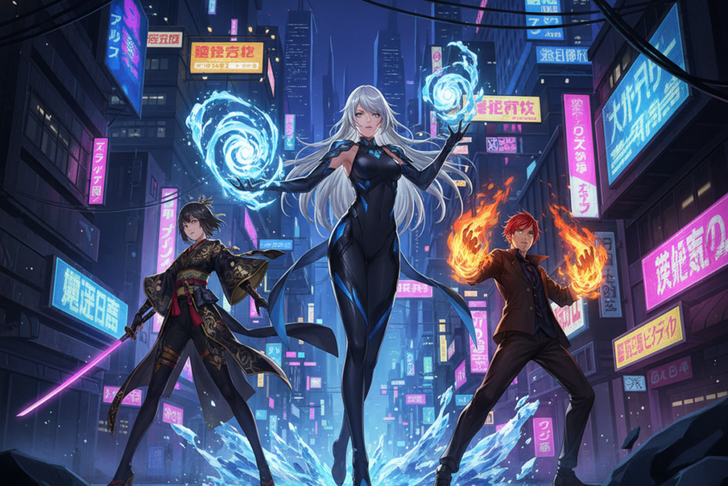 Personnages d’un RPG similaire de Zenless Zone Zero