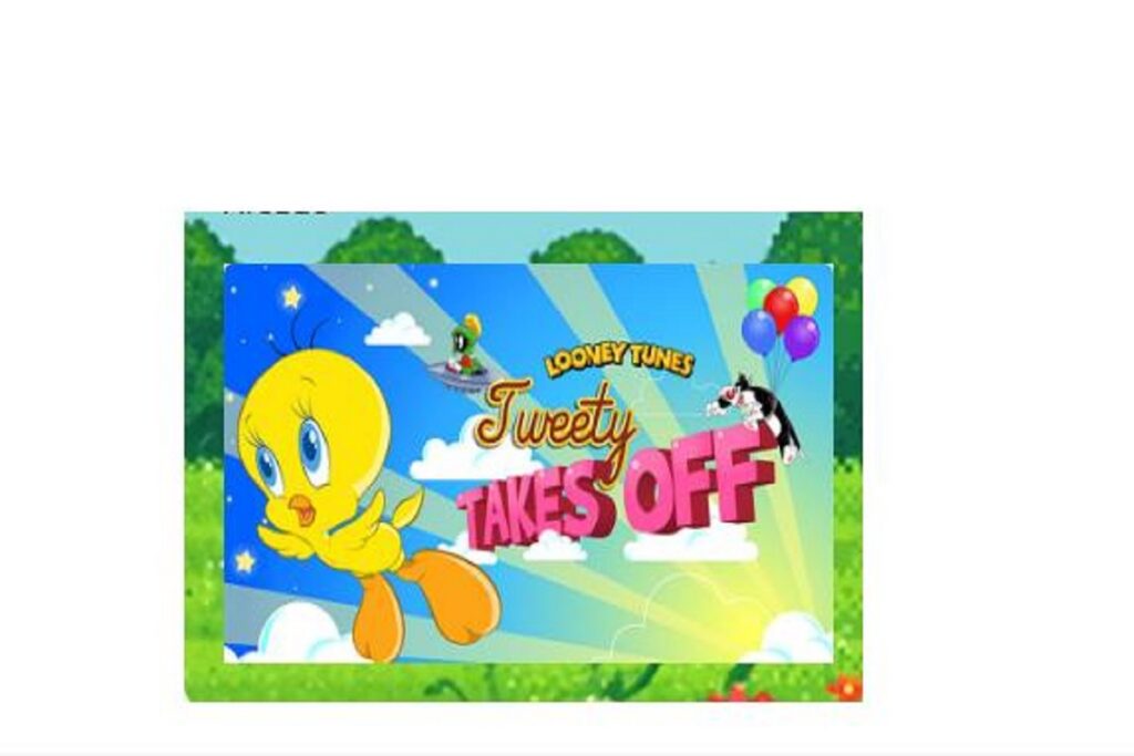 affiche du jeu Tweety Takes Off