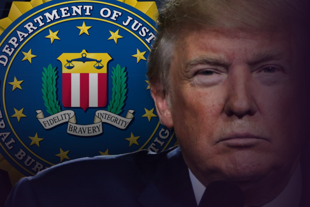 Affiche du documentaire Trump face au FBI
