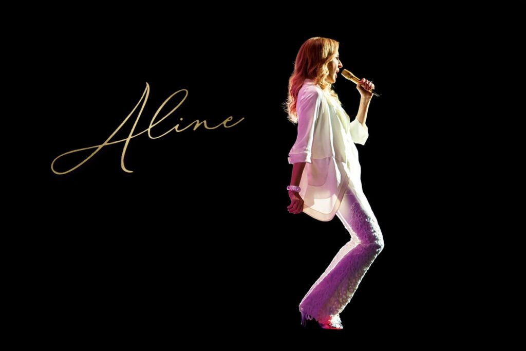Affiche du biopic musical Aline