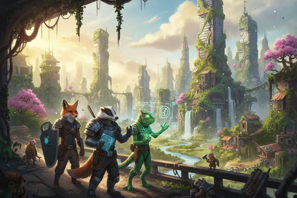 Gameplay d’un jeu similaire à Animal Hero : Mobile MMORPG