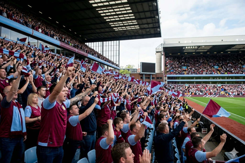 Supporters d'aston Villa