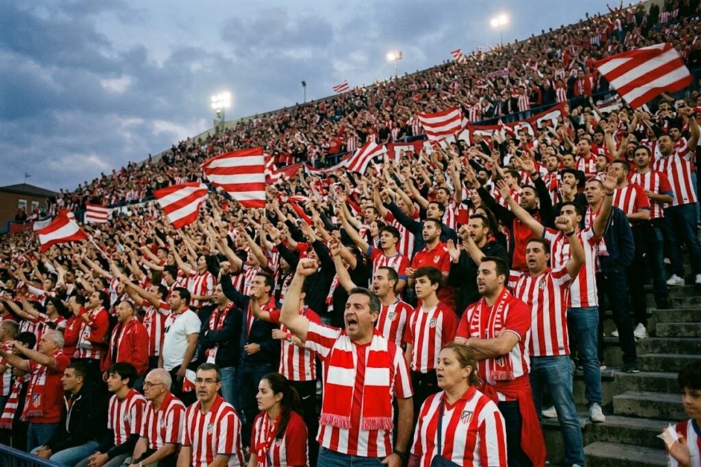 Supporters de l'Atlético de Madrid
