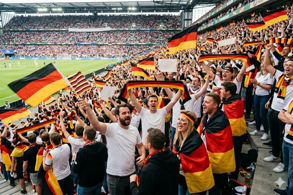 Supporters de l’Allemagne 
