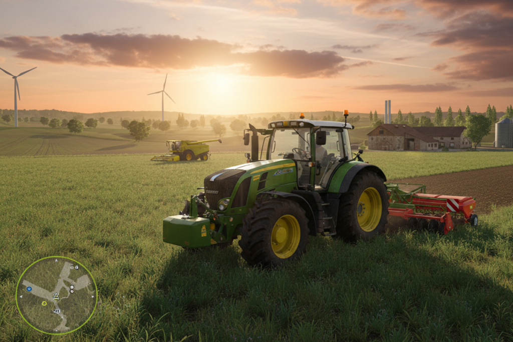 Gameplay d’un jeu similaire à Farming Simulator