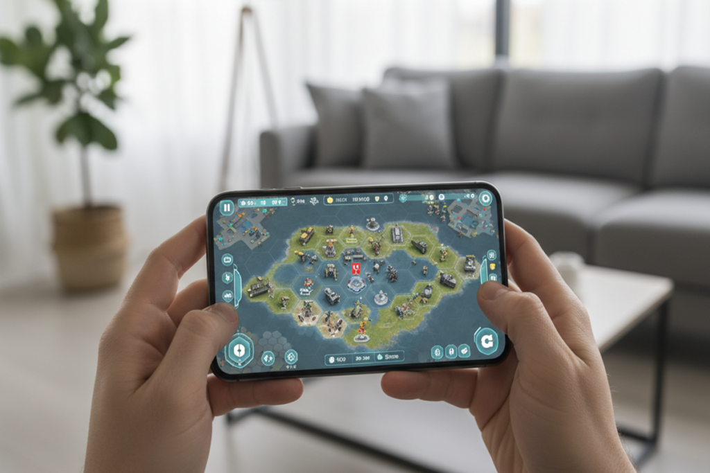Gameplay d’un jeu de tower defense militaire