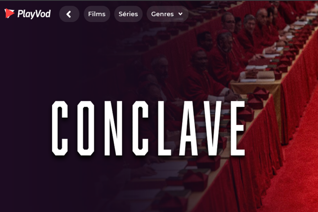 Le film Conclave sur PlayVOD
