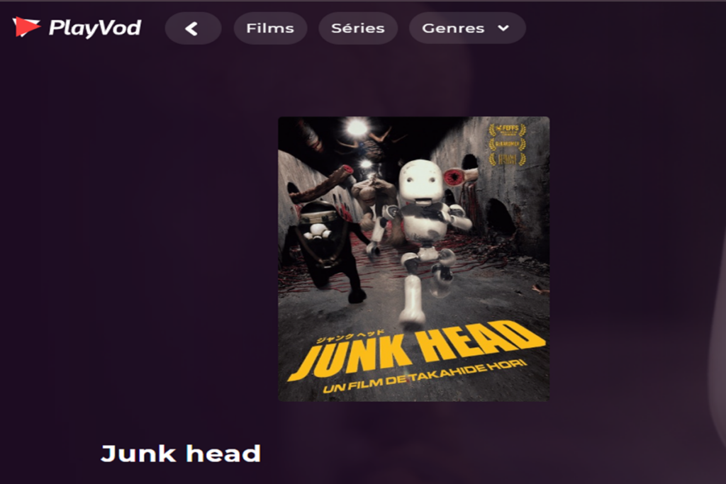 Le film Junk Head sur PlayVOD