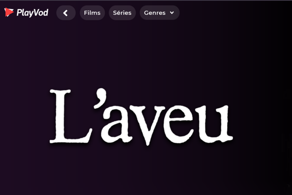 Scène du film L’Aveu