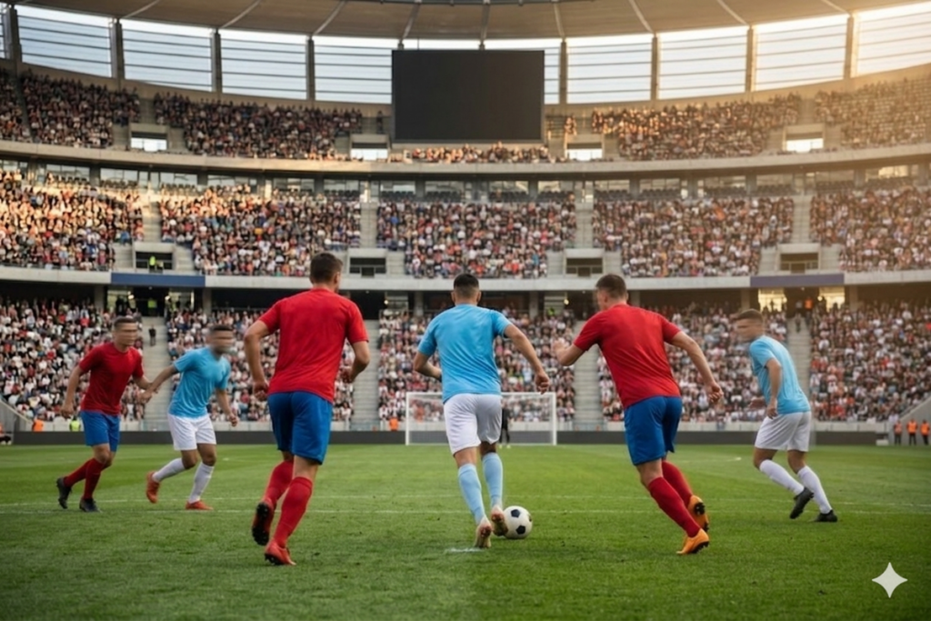 Match de football 
