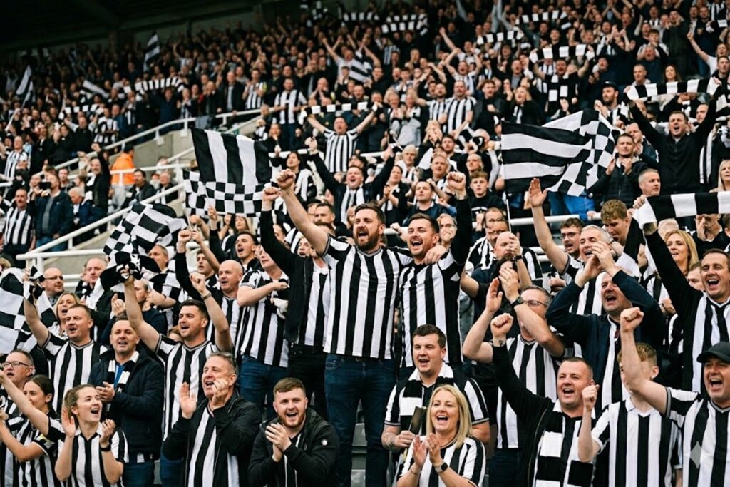 Supporters de Newcastle