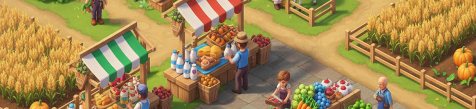 Gameplay d’un jeu de simulation Old Market Simulator