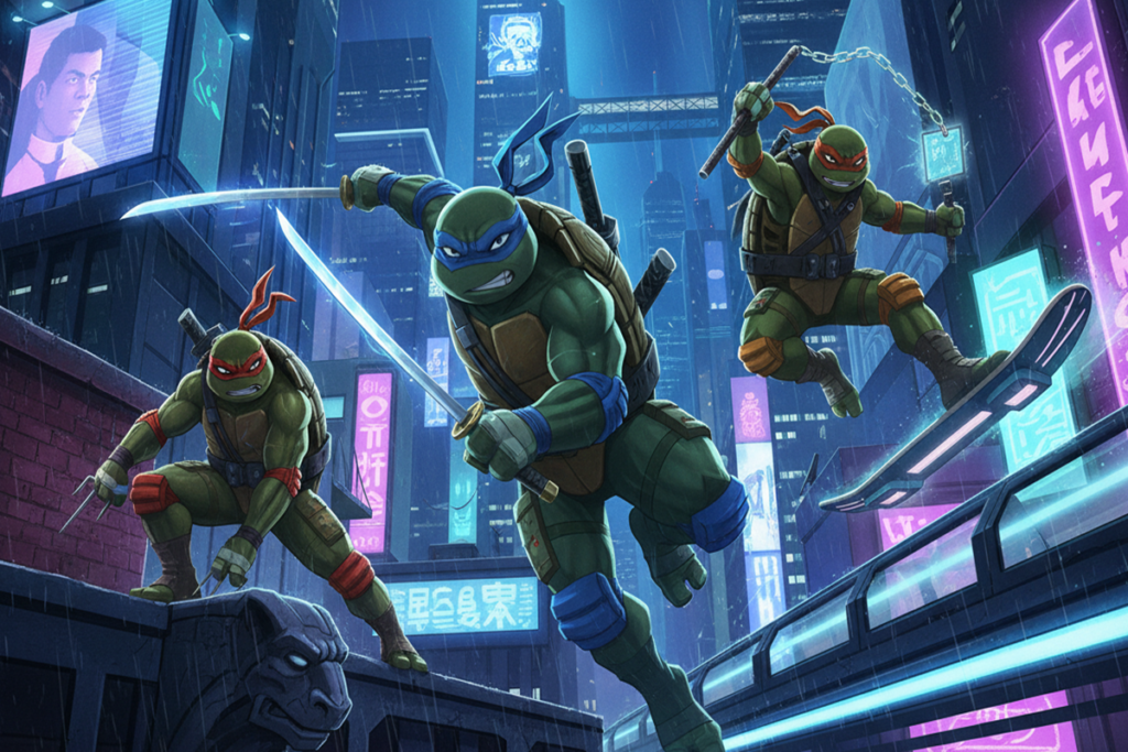 Gameplay d’un jeu similaire à Teenage Mutant Ninja Turtles : Empire City