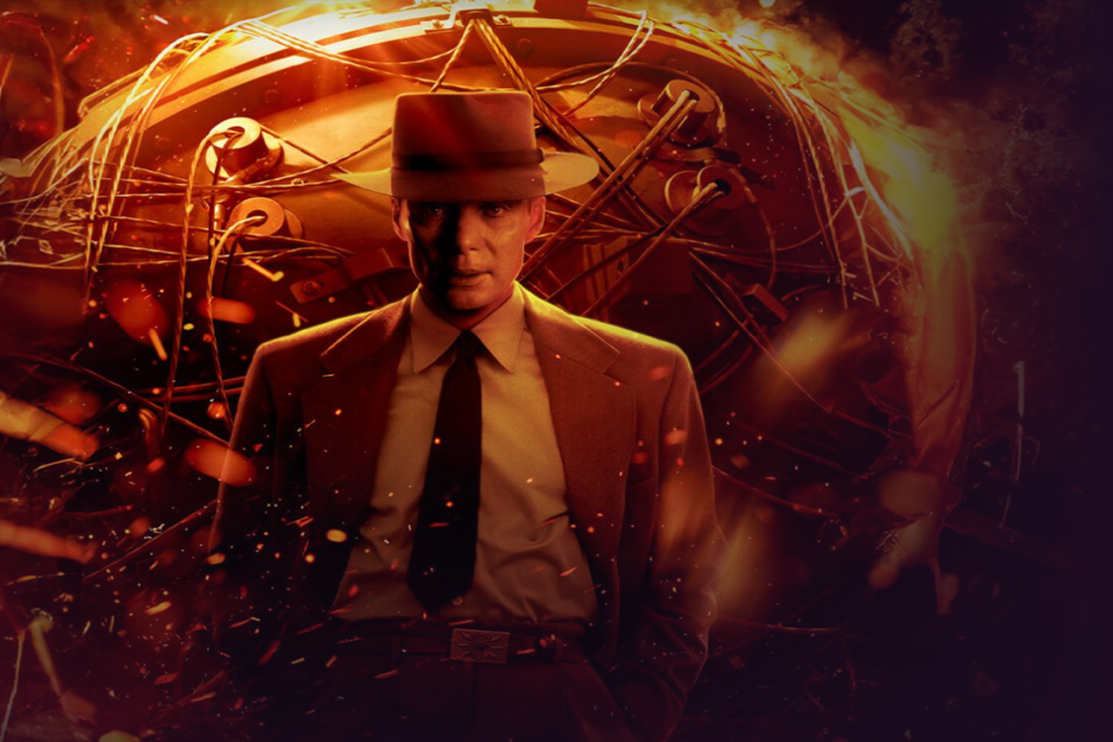 Affiche de Oppenheimer, l’un des films biopics les plus vus