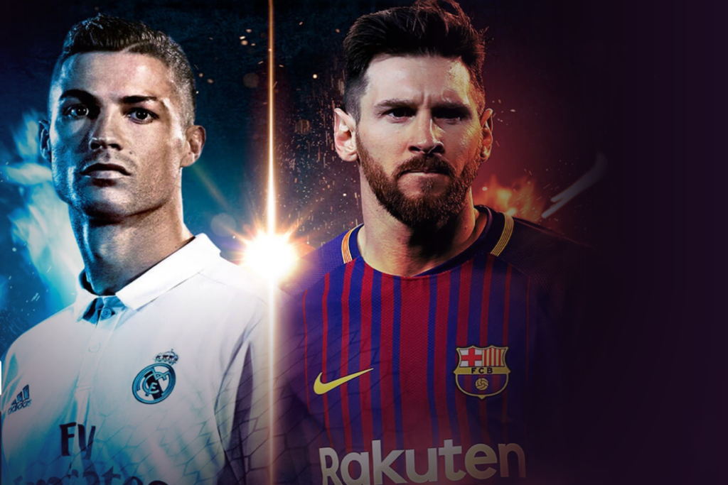 Affiche du documentaire Ronaldo vs Messi 