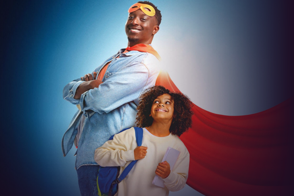 Ahmed Sylla sur l’affiche Super Papa