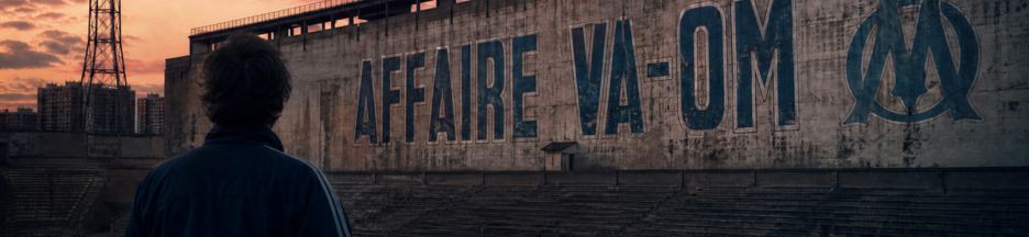 Ancien stade avec la fresque géante Affaire VA-OM