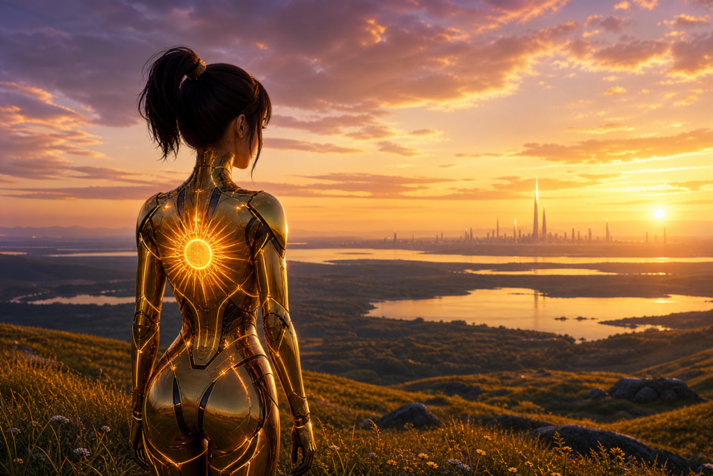 Androïde solaire similaire à Klara dans Klara et le Soleil