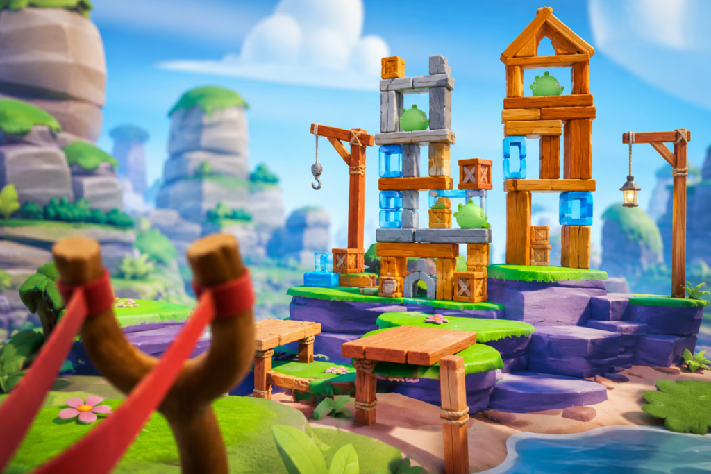 Gameplay d’un jeu de puzzle similaire à Angry Birds Match