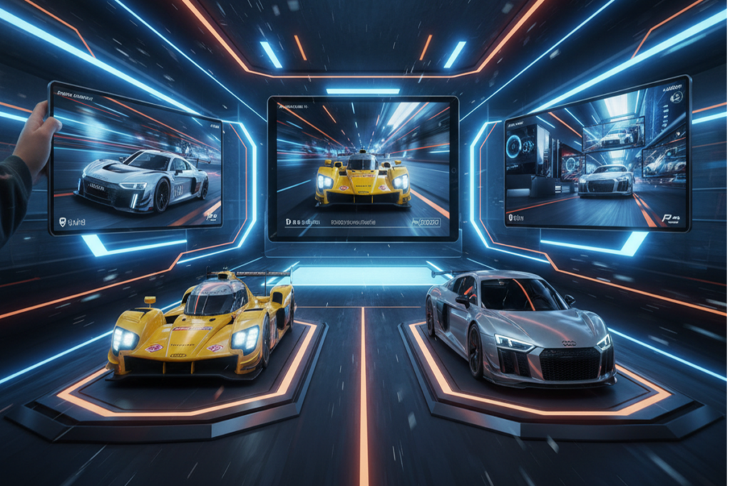 Voitures similaires aux modèles Audi du jeu Asphalt Legends