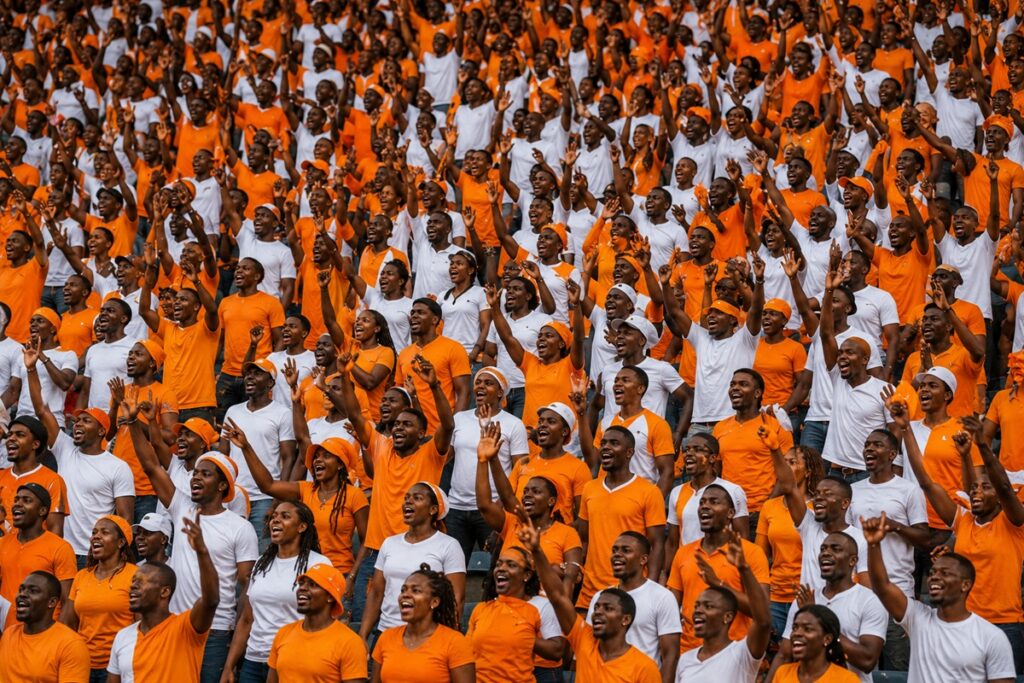 Les supporters de la Côte d'Ivoire