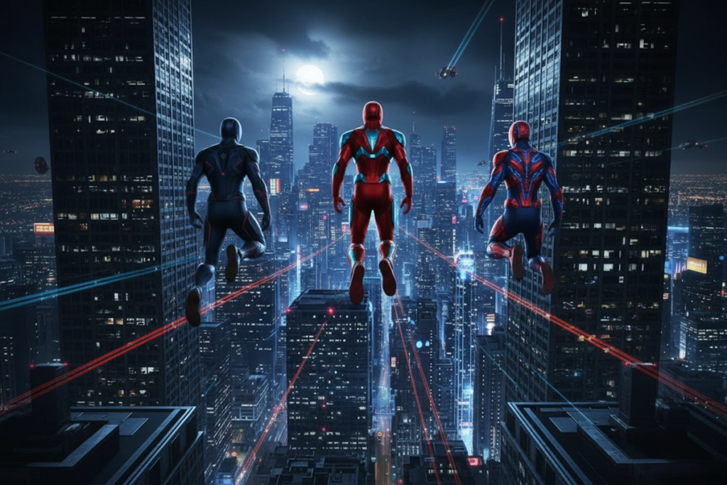 Des justiciers inspirés de Spider-Man