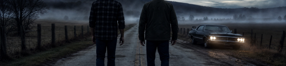 Deux frères rappelant les Winchester de Supernatural