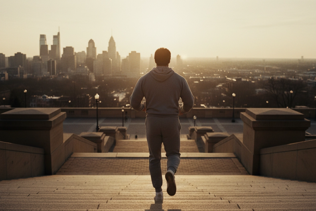 Entraînement dans l’esprit de Rocky