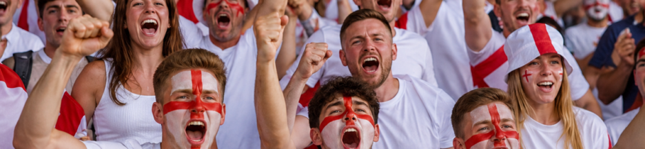 Les supporters de l'Angleterre