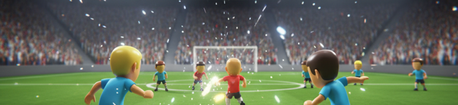 Gameplay d’un jeu similaire à Football Legends