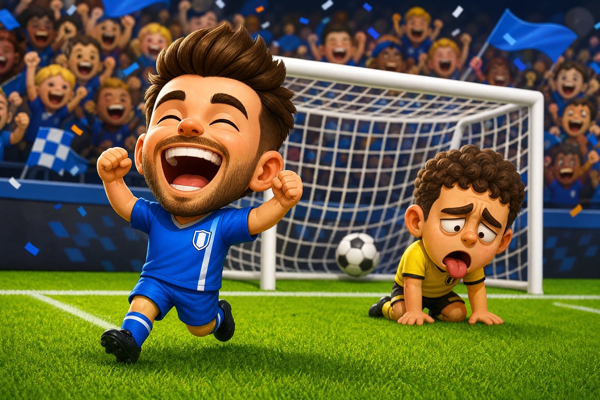 Gameplay d’un jeu comme  Football Headz Cup