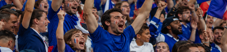 Supporters des Bleus lors d’un match de Coupe du monde
