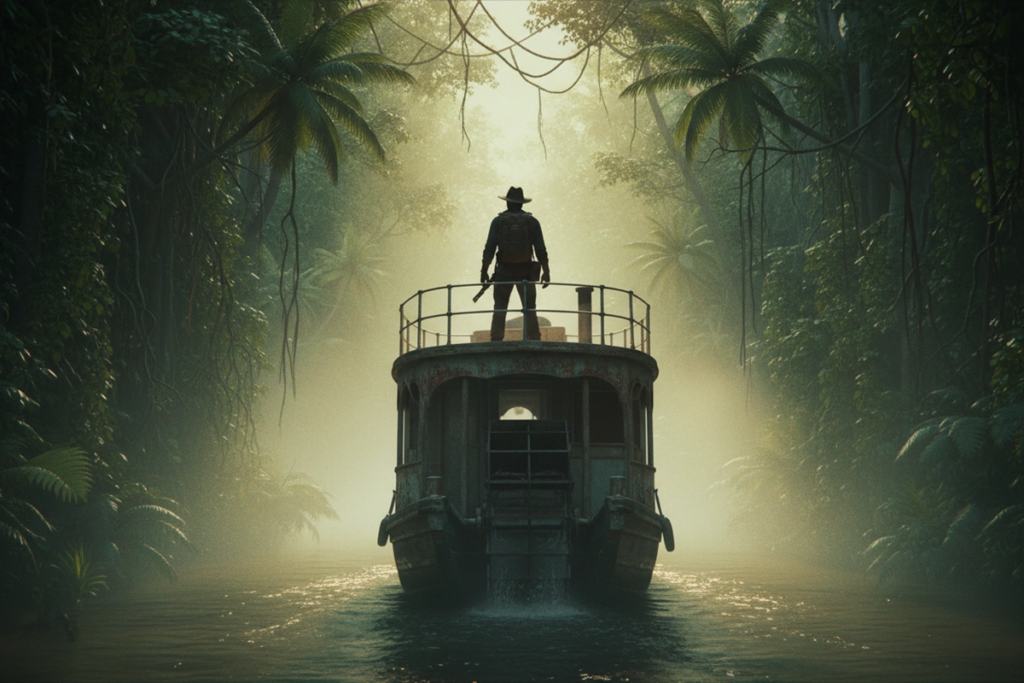 Héros d’aventure rappelant le célèbre Indiana Jones