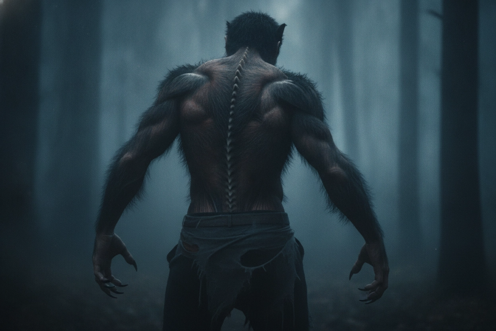 Homme en mutation inspiré de Werwulf