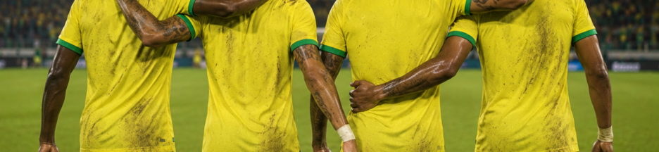 Les joueurs du Brésil