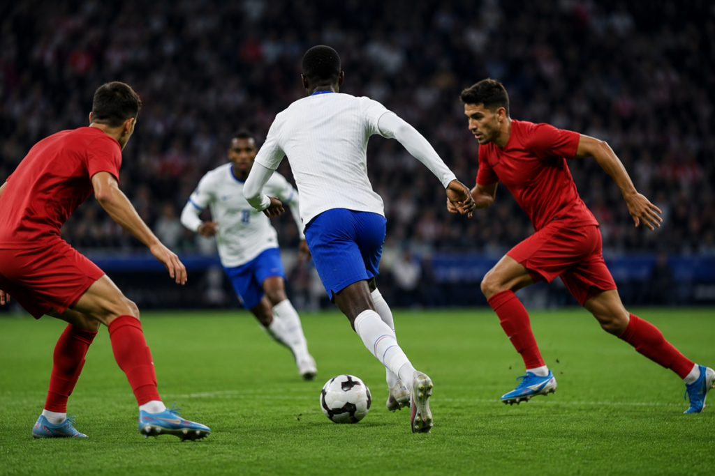 Match de football des Bleus
